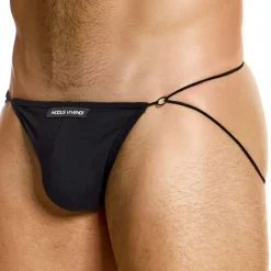 Jock Strap Ficelle Antibactérien Noir
