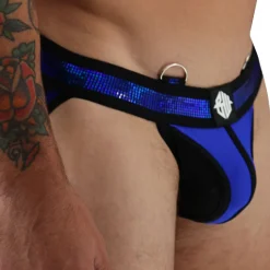 Jock Strap Illuminator Bleu
