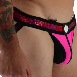 Jock Strap Illuminator Rose Fluo