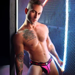 Jock Strap Illuminator Rose Fluo