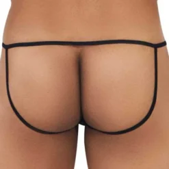 Jock Strap Micro Dentelle Noir