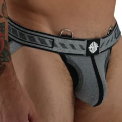 Jock Strap Mister Luxe Gris Chiné