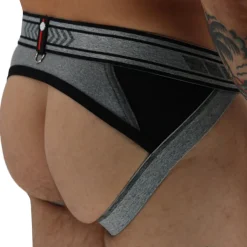 Jock Strap Mister Luxe Gris Chiné