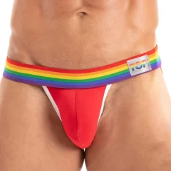 Jock Strap Pride Rouge