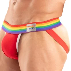 Jock Strap Pride Rouge