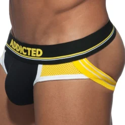 Jock Strap Push Up Sport Noir