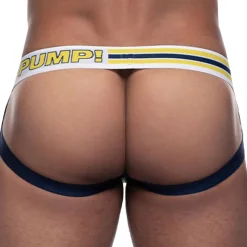 Jock Strap Sportboy Recharge Bleu Marine - Blanc