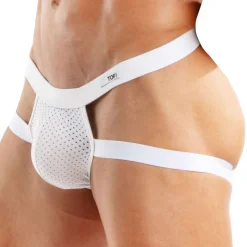 Jock Strap Tentation Microfibre Blanc