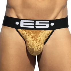 Jock Strap Velours Beige