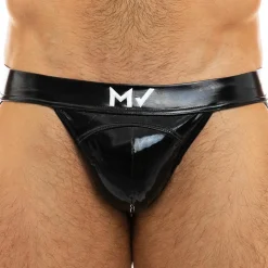 Jock Strap Viral Vinyle Noir