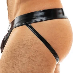 Jock Strap Viral Vinyle Noir