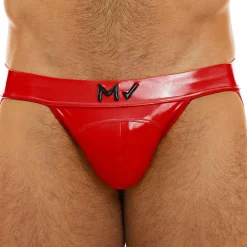 Jock Strap Viral Vinyle Rouge