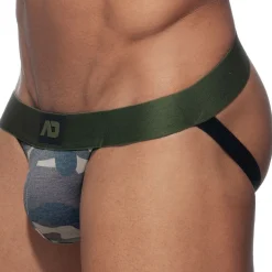 Jock Strap Washed Camo Kaki