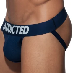Jockstrap Push Up Mesh Marine