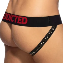 Jockstrap Rub Tape Cockring Noir