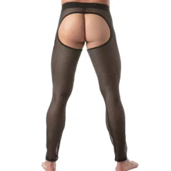 Legging Chaps Circuit Résille Noir