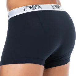 Lot de 3 Boxers Bold Monogram Coton Bleu Marine