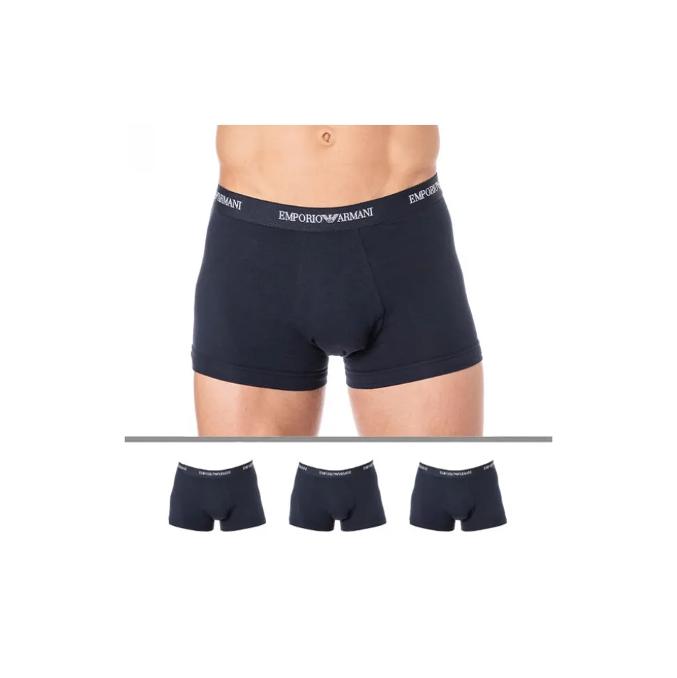 Lot de 3 Boxers Core Logoband Bleu Marine