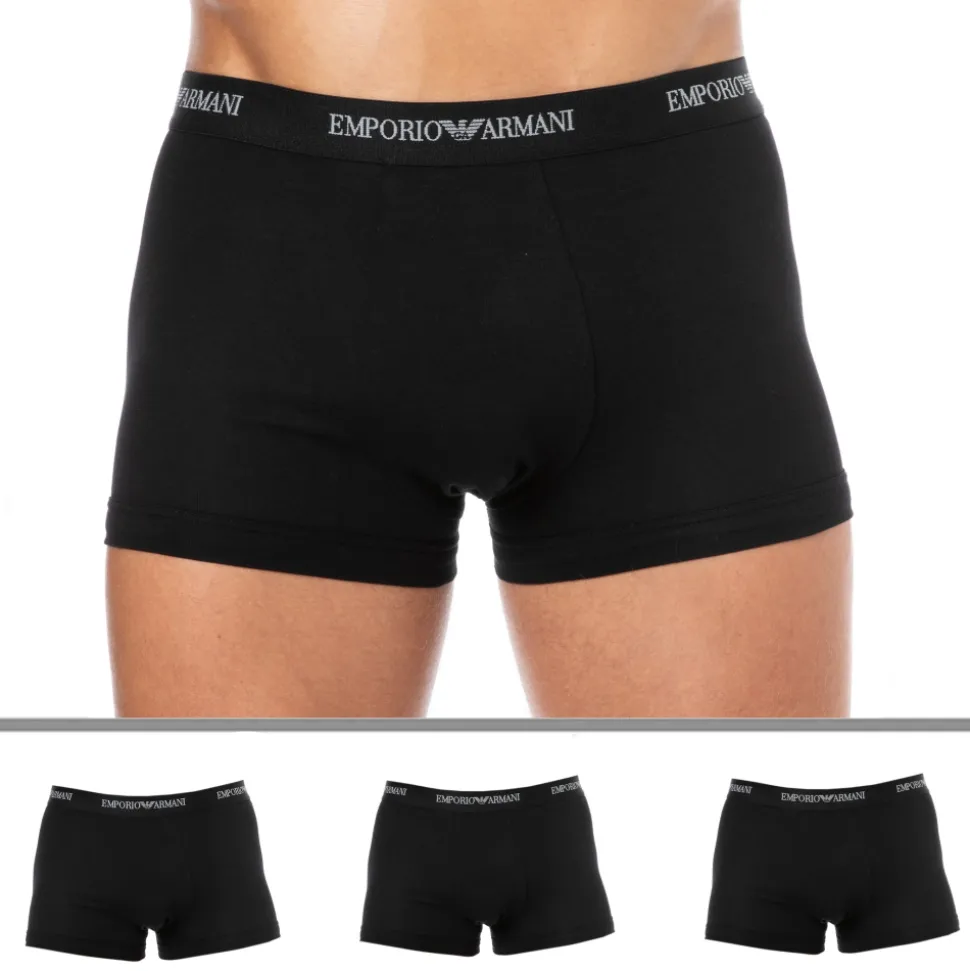Lot de 3 Boxers Core Logoband Noirs