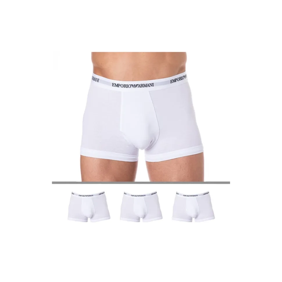 Lot de 3 Boxers Core Logoband Blancs