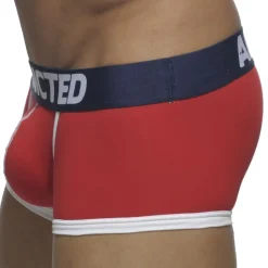 Lot de 3 Boxers Courts Basic Coton Rouge - Gris - Bleu