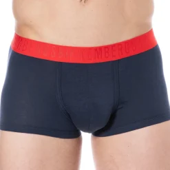 Lot de 3 Boxers Fashion Bicolor Coton Noir - Blanc - Marine