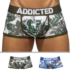 Lot de 2 Boxers Mesh Tropicana Bleu - Kaki