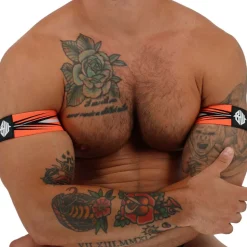 Lot de 2 Brassards Circuit Breaker Orange Fluo