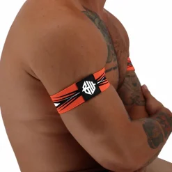 Lot de 2 Brassards Circuit Breaker Orange Fluo