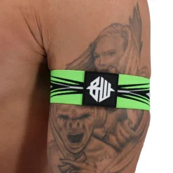 Lot de 2 Brassards Circuit Breaker Vert Fluo