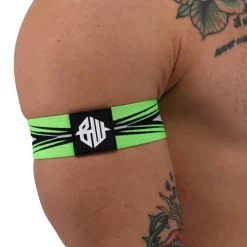 Lot de 2 Brassards Circuit Breaker Vert Fluo