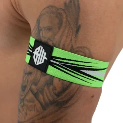 Lot de 2 Brassards Circuit Breaker Vert Fluo