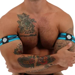 Lot de 2 Brassards Circuit Breaker Bleu Turquoise