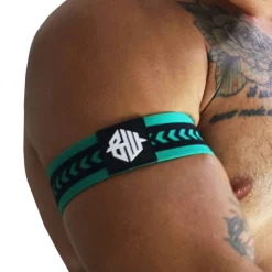 Lot de 2 Brassards Daddy's Favorite Vert - Noir