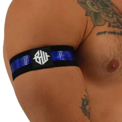 Lot de 2 Brassards Illuminator Bleus