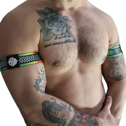 Lot de 2 Brassards Pure Pride Arc-en-Ciel