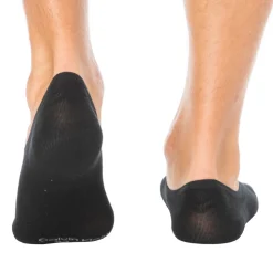 Lot de 3 Paires de Chaussettes Invisibles High Cut - Gris Chiné - Anthracite - Noir