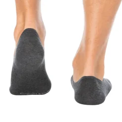Lot de 3 Paires de Chaussettes Invisibles High Cut - Gris Chiné - Anthracite - Noir