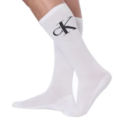Lot de 2 Paires de Chaussettes Sport cK Blanches