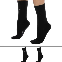 Lot de 2 Paires de Chaussettes Classiques Coton Noires