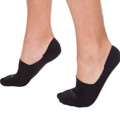 Lot de 2 Paires de Chaussettes Invisibles Luca Noires