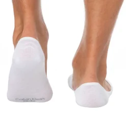 Lot de 3 Paires de Chaussettes Invisibles Mid Cut Blanches