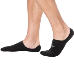 Lot de 3 Paires de Chaussettes Invisibles Casual Cotton Noires