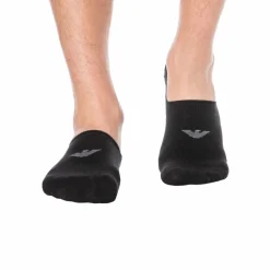 Lot de 3 Paires de Chaussettes Invisibles Casual Cotton Noires