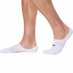 Lot de 3 Paires de Chaussettes Invisibles Casual Cotton Blanches