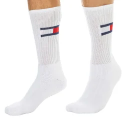 Lot de 2 Paires de Chaussettes de Sport Flag Blanches
