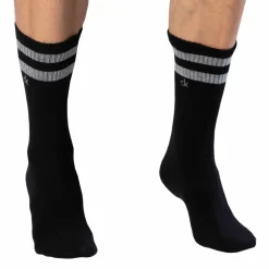 Lot de 2 Paires de Chaussettes Sport Maurice Noires