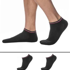 Lot de 2 Paires de Socquettes Sneaker Iconic Noires