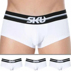 Lot de 3 Shorties First Coton Blancs