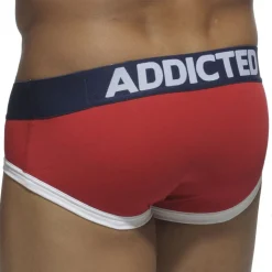 Lot de 3 Slips Basic Rouge - Gris - Bleu